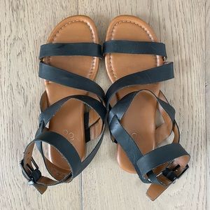 Franco Sarto flat sandals.